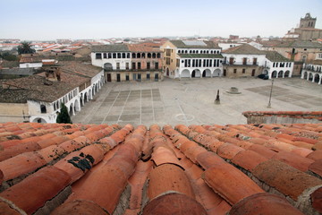 Main square, Garrovillas de Alconetar,Caceres,Spain