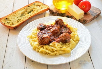 Pasta and Meatballs