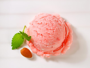 Fruit flavored ice cream