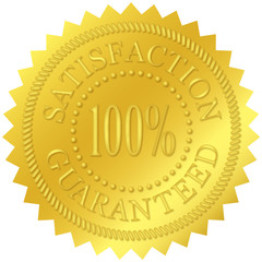 Satisfaction Guaranteed Gold Seal