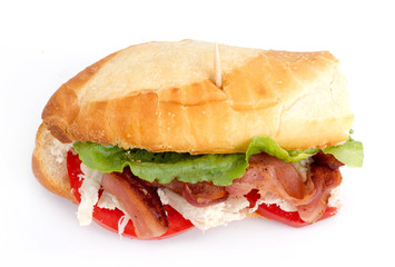 chicken and bacon sub sandwich