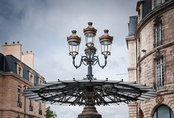 Fototapeta na wymiar Old lantern - Bordeaux, France