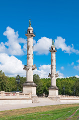 Fototapeta na wymiar Columns of Rostrales located at Bordeaux, France