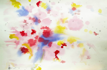 Obraz na płótnie Canvas background with color blots