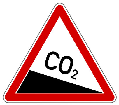 CO2 Emission Schild  #130827-svg01