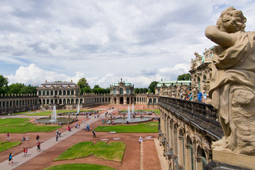 Obraz premium Zwinger mit Großem Garten in Dresden