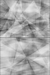 2 grayscale abstract geometric backgrounds
