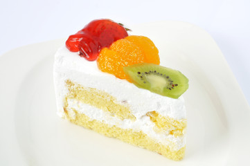 Fruit cheesecake
