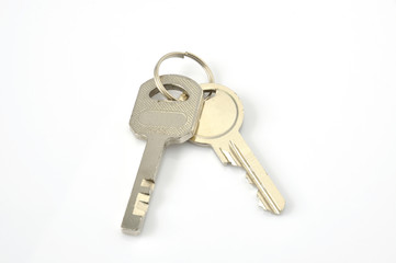 Silver house keys