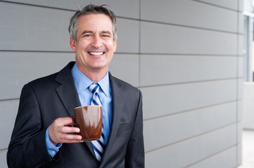 portrait of a confident mature businessman