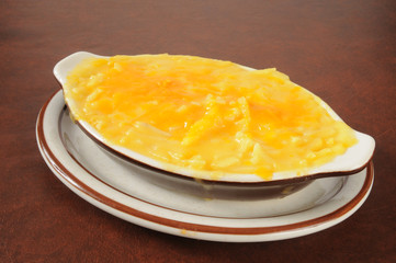 Julienne potato casserole