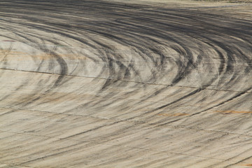 Naklejka premium Tire marks