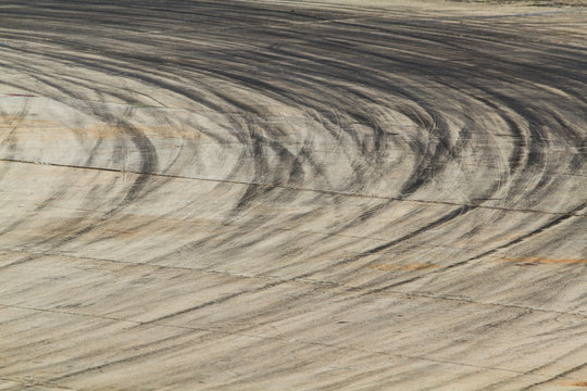 Tire marks