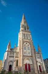 Fototapeta na wymiar Basilique St Nicolas, Nantes, France