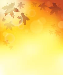 Wall murals For kids Autumn theme background 3