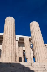 Gordijnen Detail of the Propylaea. Athens, Greece. © lornet