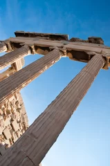 Deurstickers Ionic columns of the Erechtheion, Athens, Greece. © lornet
