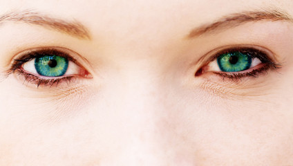 Obraz premium Blue-green eyes