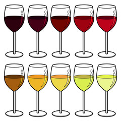 wine colour vector