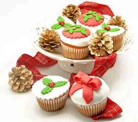 Cupcake de navidad