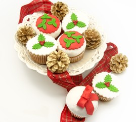 Cupcake de navidad