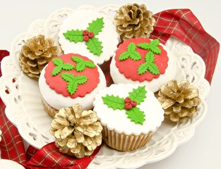 Cupcake de navidad