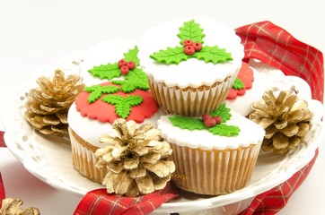 Cupcake de navidad