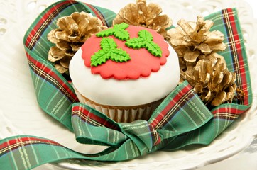 Cupcake de navidad