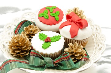 Cupcake de navidad