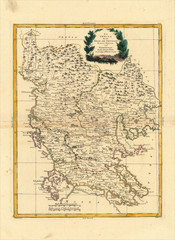 Greece old map