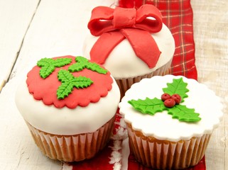 Cupcake de navidad