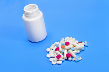 Pills from a prescription medicine bottle