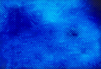 Multicolor blue in the fog abstract lights background square pix - 55617640