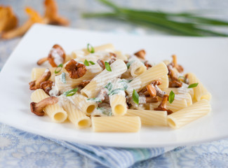 Pasta with mushrooms