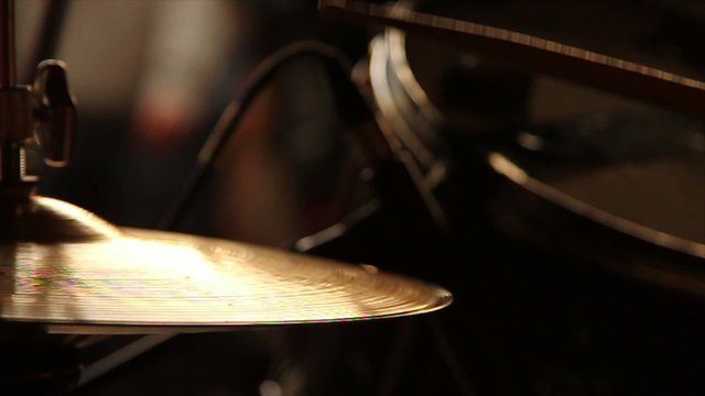 batterie cymbale instrument de musique Slow Motion