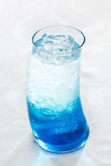 blue cocktail