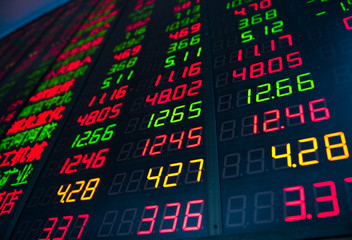 Fototapeta premium Stock market quotes