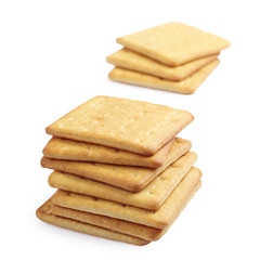 Rectangle cheese crackers