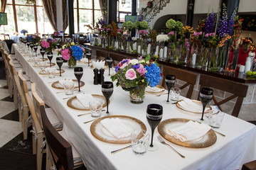 banquet table