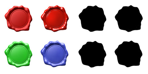 Wax Seal Set - ISOLATED