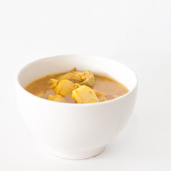 hot and sour, fish and  bamboo shoot