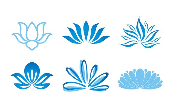 water lily , Buddha , Eco friendly business logo design	
