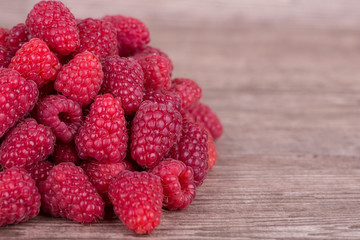 ripe raspberries