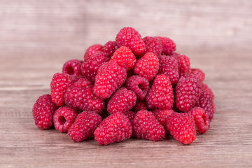 ripe raspberries