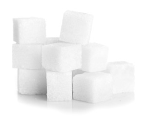 Studio photography of a lump sugar