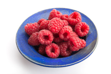 Himbeeren als Nachspeise