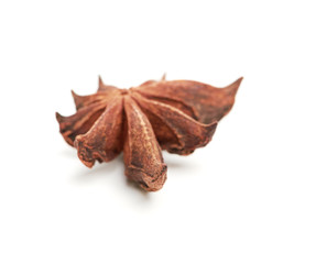 Fototapeta premium Star anise isolated on white background