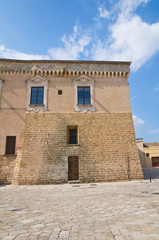 Fototapeta na wymiar Norman-Jura zamku. Mesagne. Apulia. Włochy.