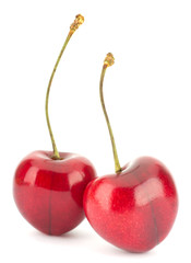 Cherry isolated on white background