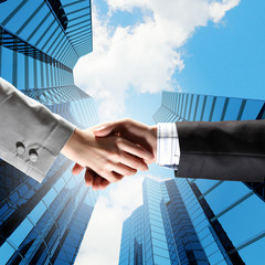 Business handshake